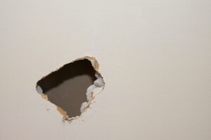 medium hole in drywall